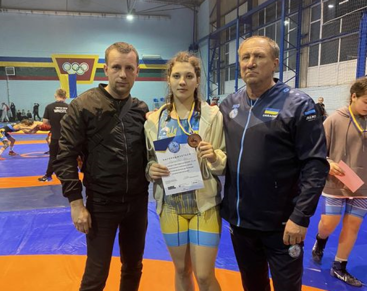 У борчині вільного стилю — бронза чемпіонату України U-15