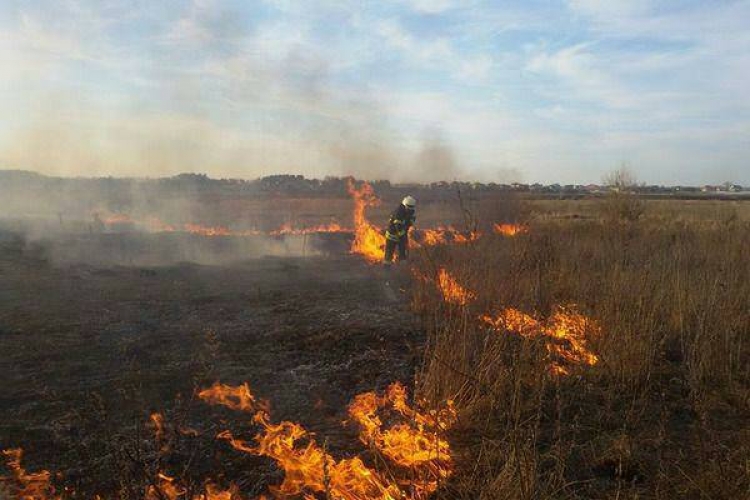 Сезон пожеж: рятувальники  закликають не спалювати суху траву
