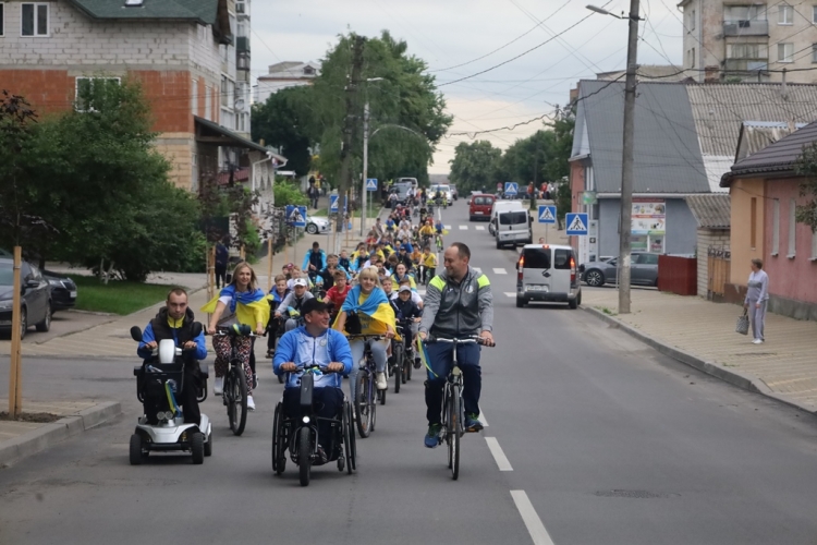 Патріотичний велопробіг із нагоди Дня міста на підтримку ЗСУ!