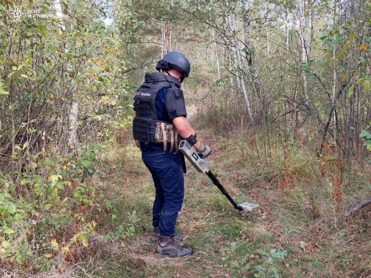 Збирали гриби — знайшли міну