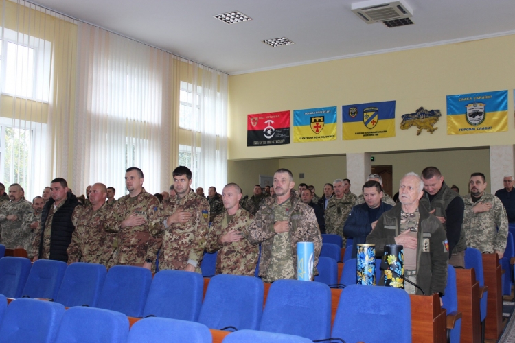 Урочистий захід — з нагоди Дня територіальної оборони України