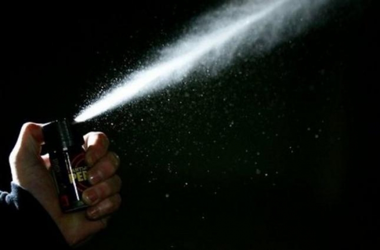 Звягелянин бризнув із газового балончика в очі поліцейському
