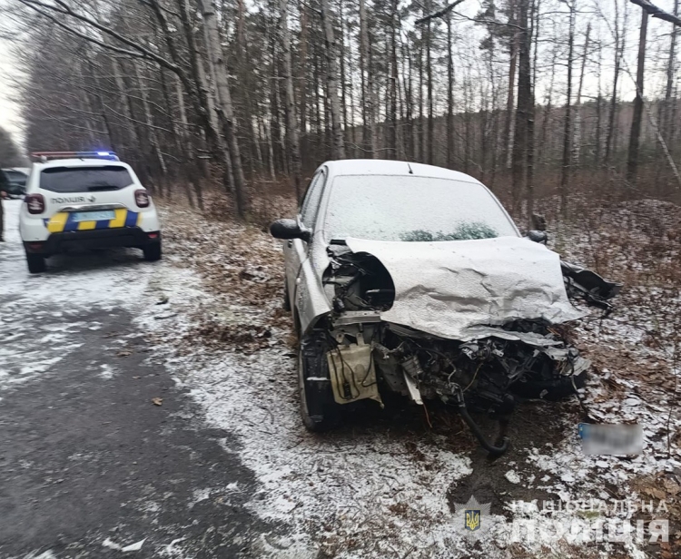 На Звягельщині сталася ДТП із травмуванням водійки