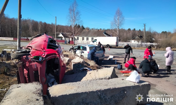 У ДТП в Романівській громаді загинув водій легковика, ще троє людей травмовано