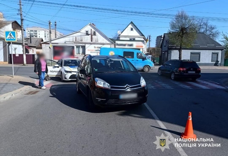 У Звягелі внаслідок ДТП травмовано 31-річну жінку
