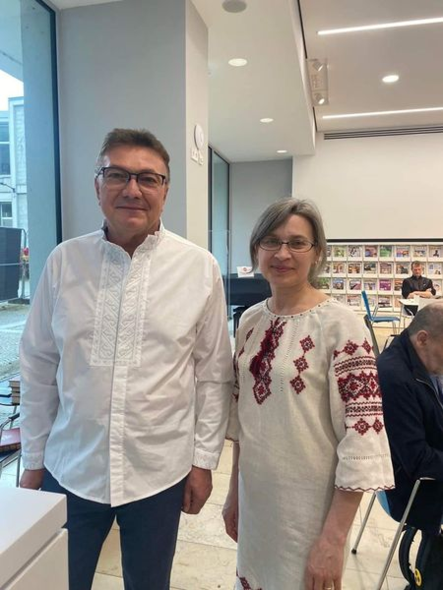 У Німеччині відбувся творчий вечір письменника Миколи Хомича