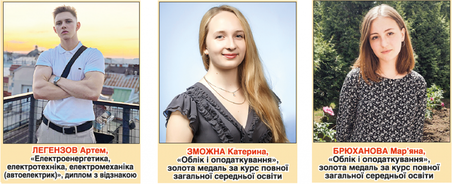 Золота молодь Звягельського політехнічного фахового коледжу