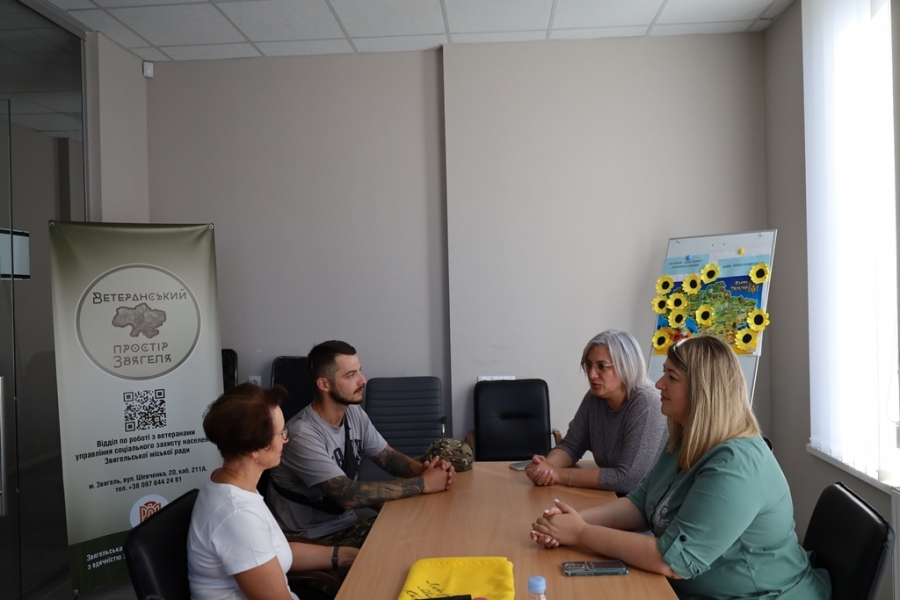 Ветеран Сергій Кукушкін побував у Звягелі із благодійною місією