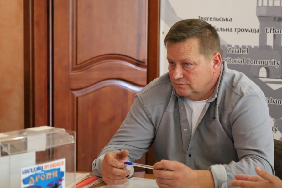 Провели зустріч із Радою підприємців щодо благодійного проєкту «Дрони Звягеля»