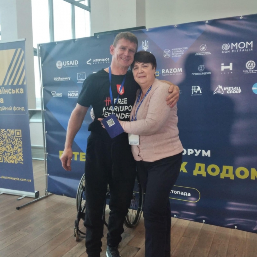 Форум «Ветерани — шлях  додому» у Львові відвідали  майже 500 учасників. Враженнями поділилася голова звягельської ГО «Родина Героїв» Ірина Мала