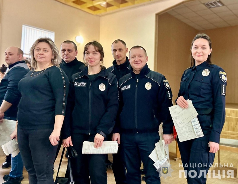 Звягельські поліцейські вкотре стали донорами крові