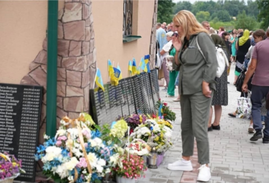 Побували на прощі в єдиному в Україні храмі, присвяченому пам’яті загиблих захисників