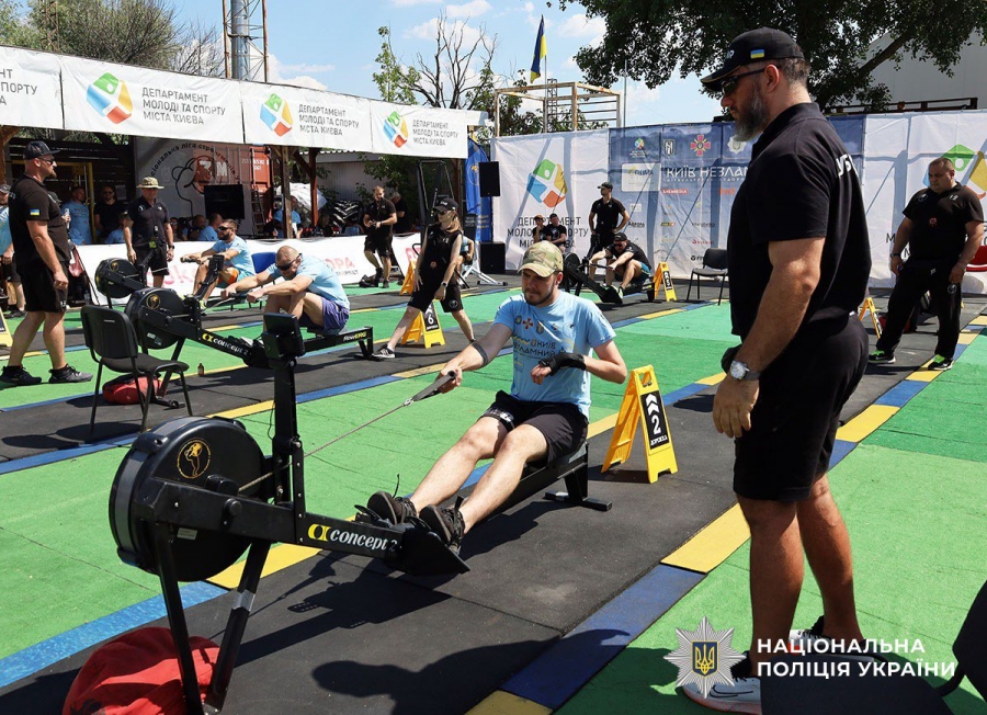 Поліцейські Житомирщини взяли участь у спортивно-патріотичному заході «Київ Незламний»